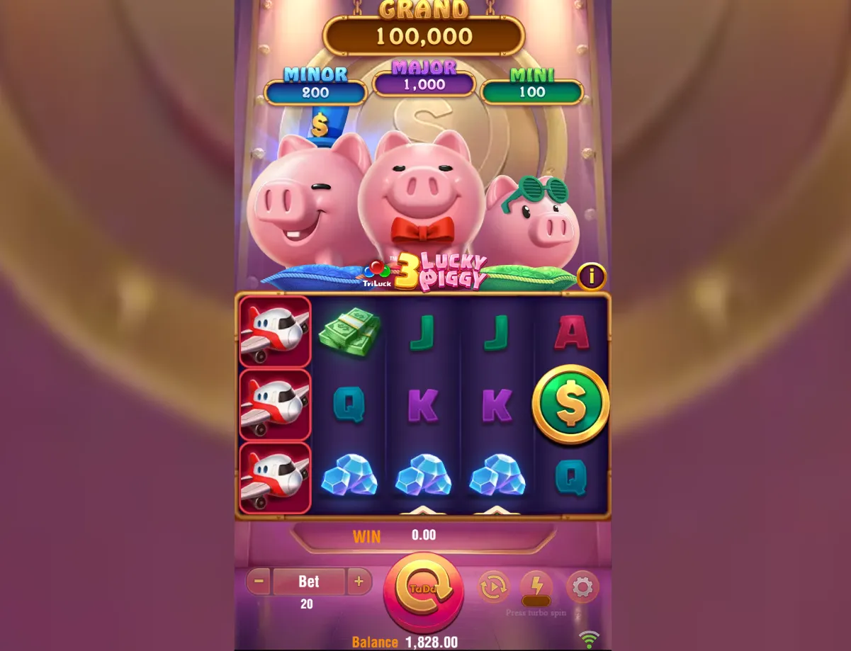 3 Lucky Piggy TriLuck