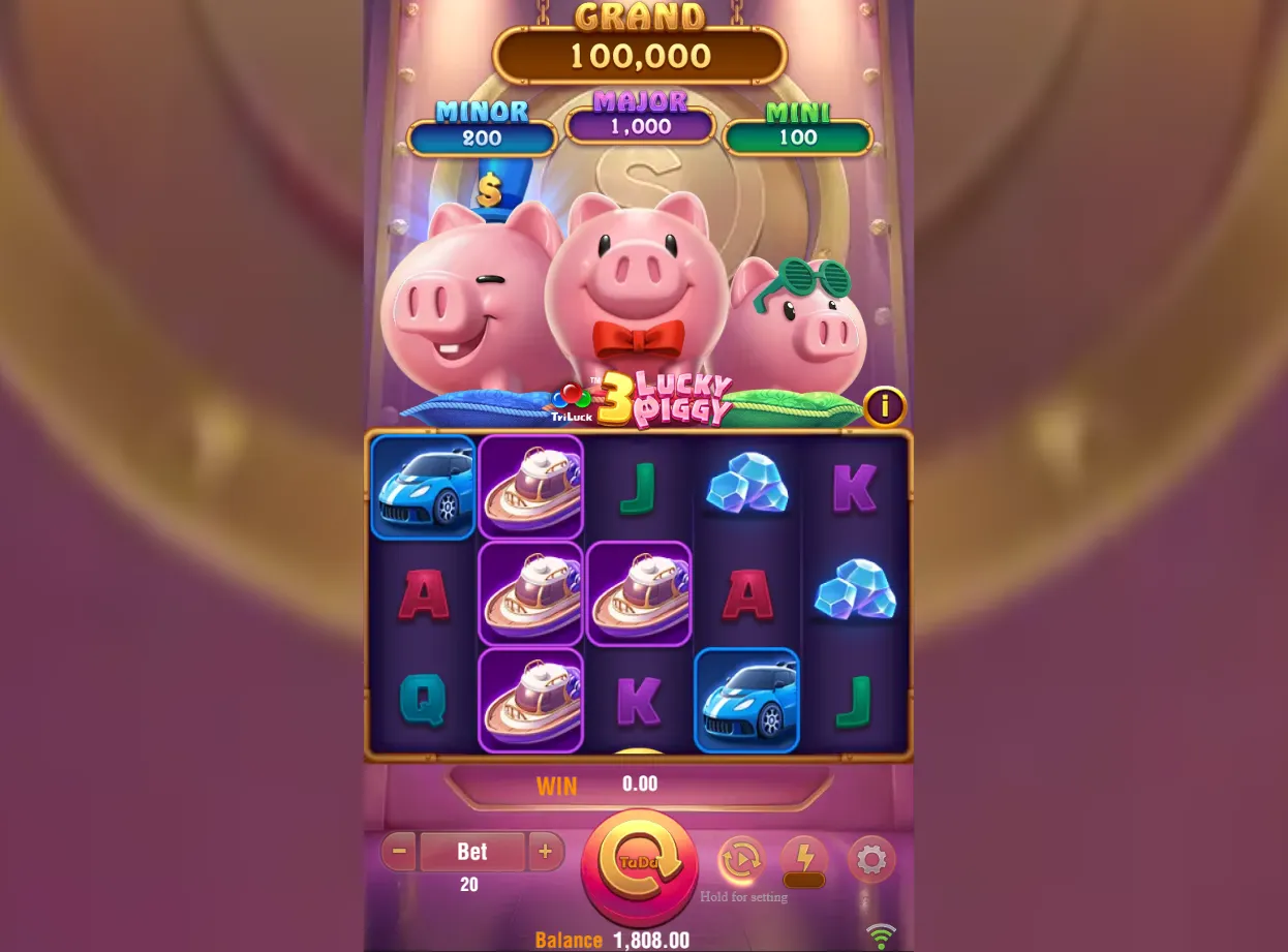 3 Lucky Piggy TriLuck Slot